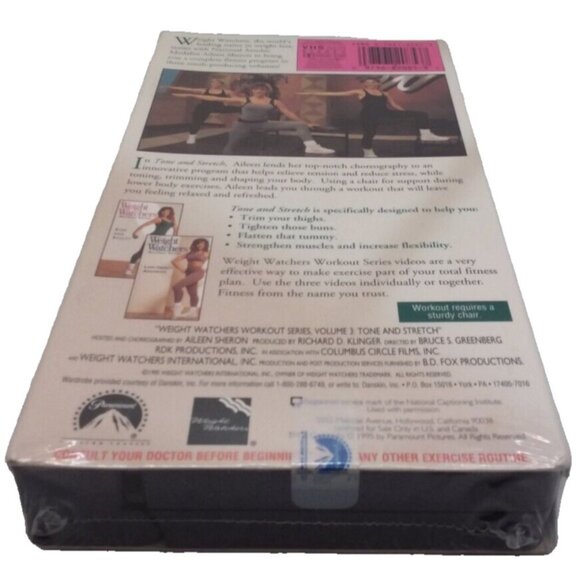 Weight Watchers Workout Series Tone And Stretch (VHS, 1995) New Factory Sealed - Picture 8 of 10